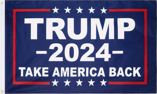 Trump 2024 Take America Back Flag 3' x 5' Size