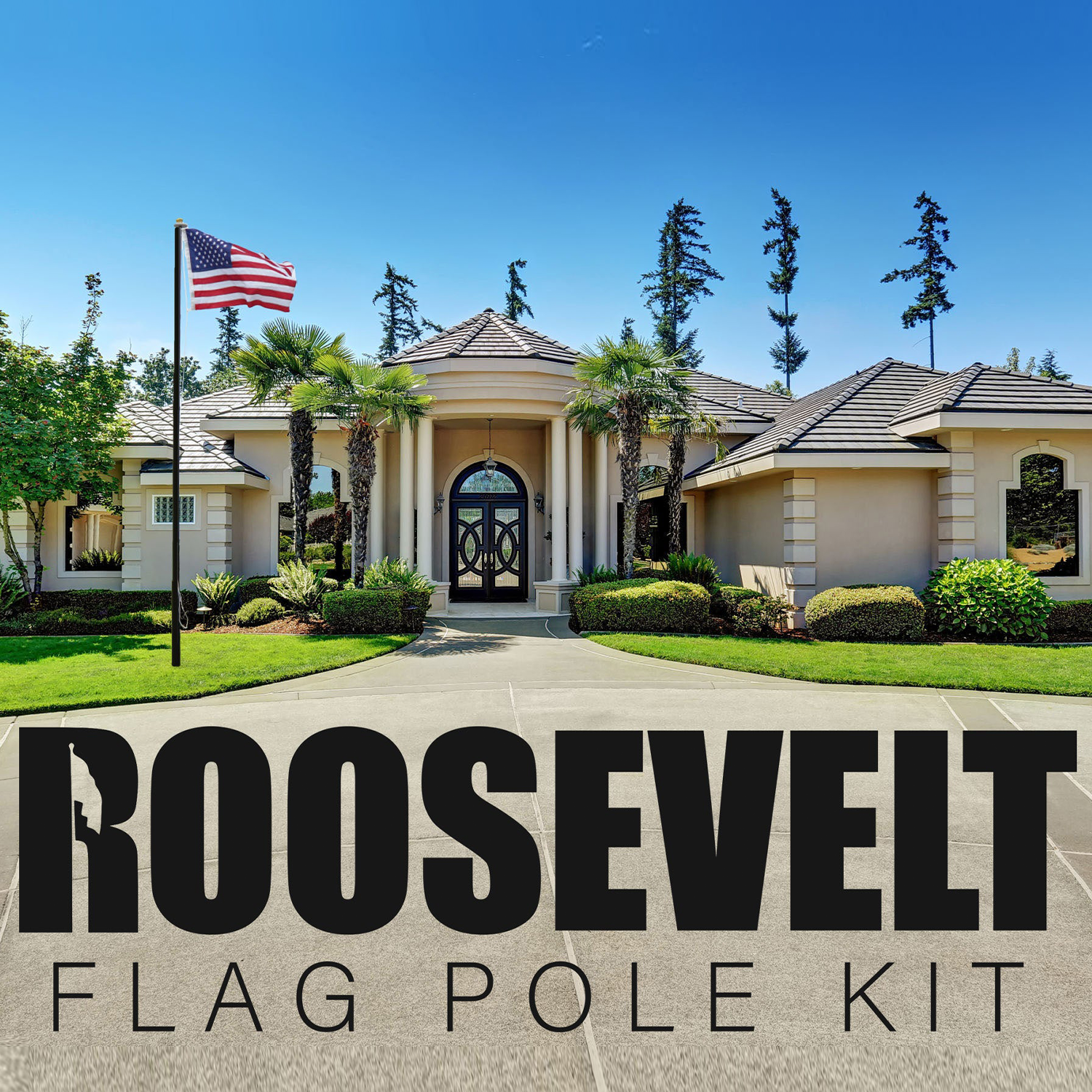 Roosevelt Premium 25ft Telescoping Flag Pole