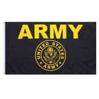 Black and Gold Army Flag